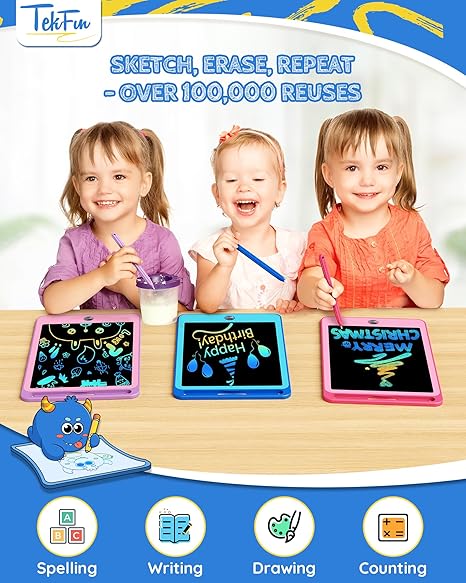 KOKODI 2 Pack LCD Writing Tablet for Kids(Sticker Version)