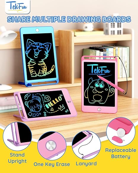 KOKODI 2 Pack LCD Writing Tablet for Kids(Sticker Version)
