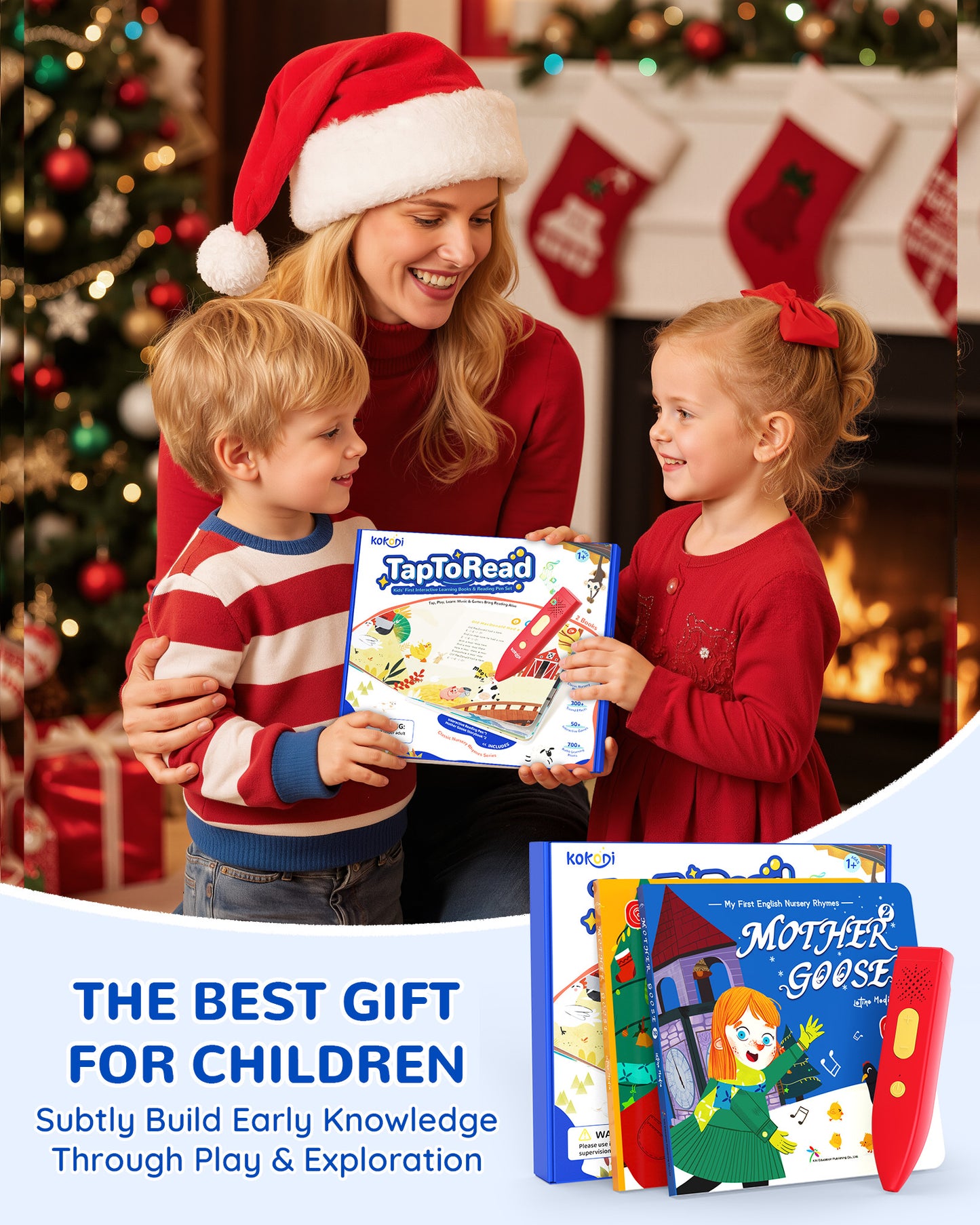 KOKODI Kids' Interactive Learning Books with Reading Pen(Available in USA only)