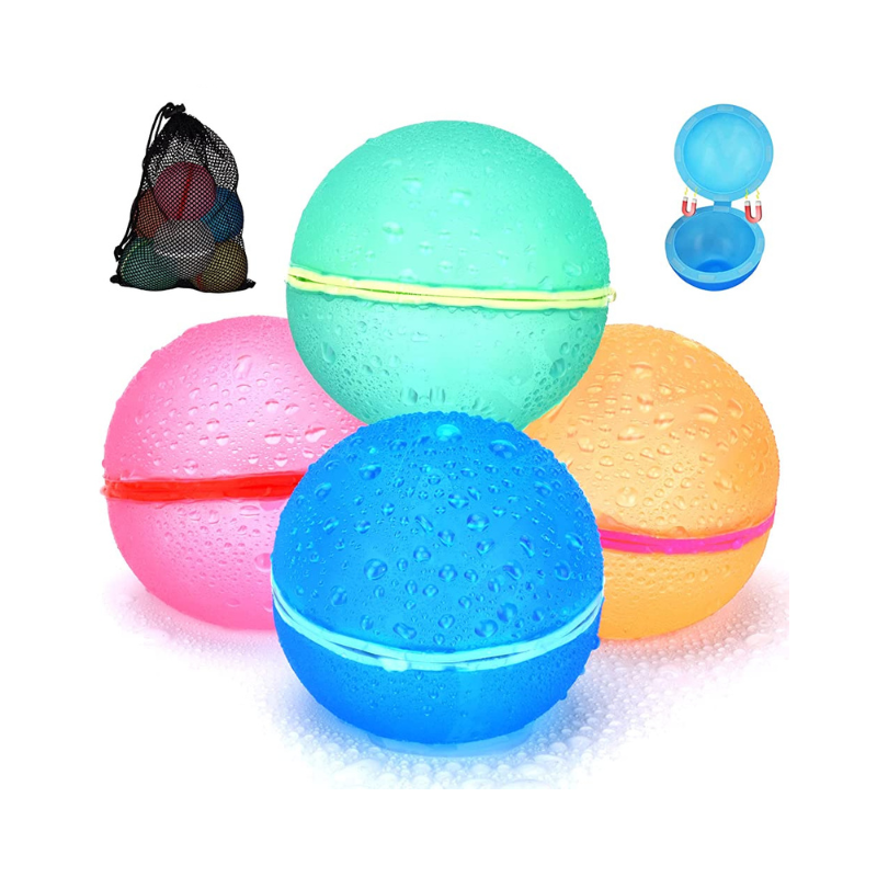 Soppycid Reusable Water Balloons(Transparent Version)