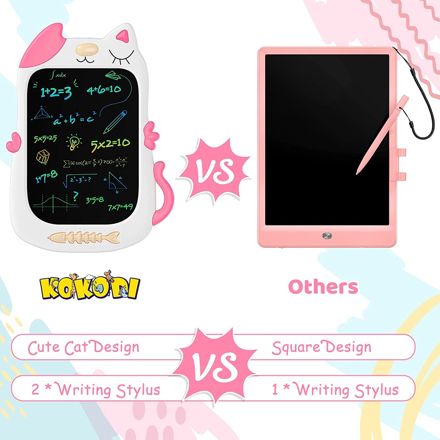 KOKODI LCD Writing Tablet (8.5Inch Cat Version)