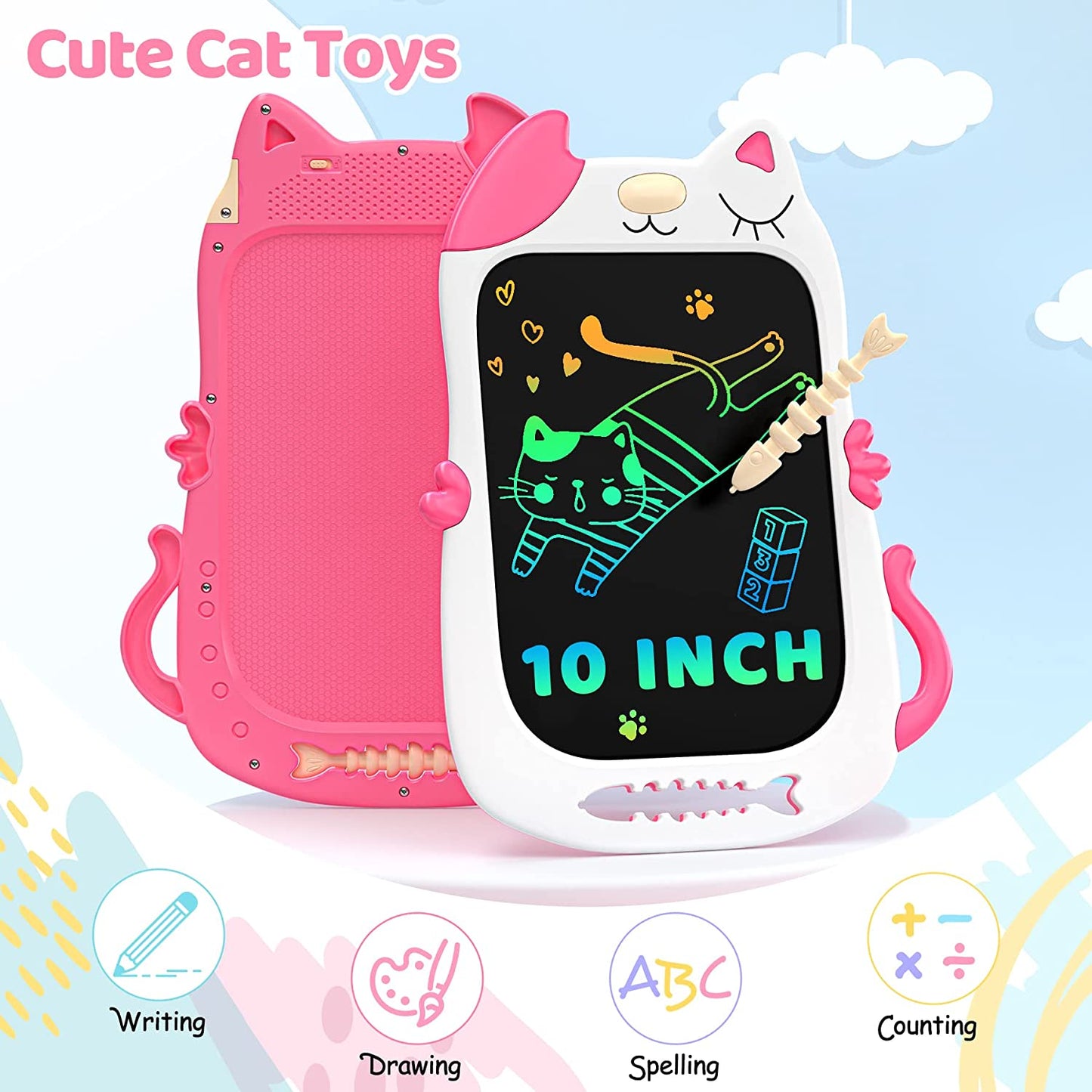 KOKODI LCD Writing Tablet (8.5Inch Cat Version)