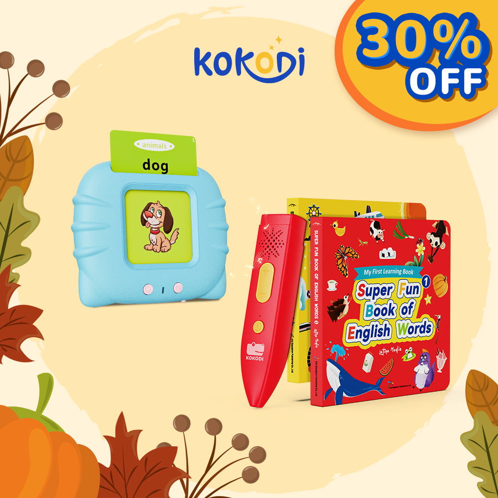 KOKODI Kids' Interactive Learning Books with Reading Pen