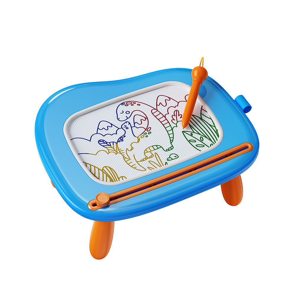 KOKODI Toddler Magnetic Drawing Board with Sturdy Legs - Left Hands Friendly