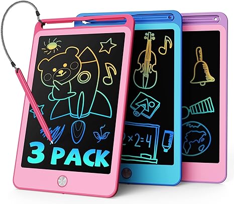KOKODI 2 Pack LCD Writing Tablet for Kids（Sticker Version）