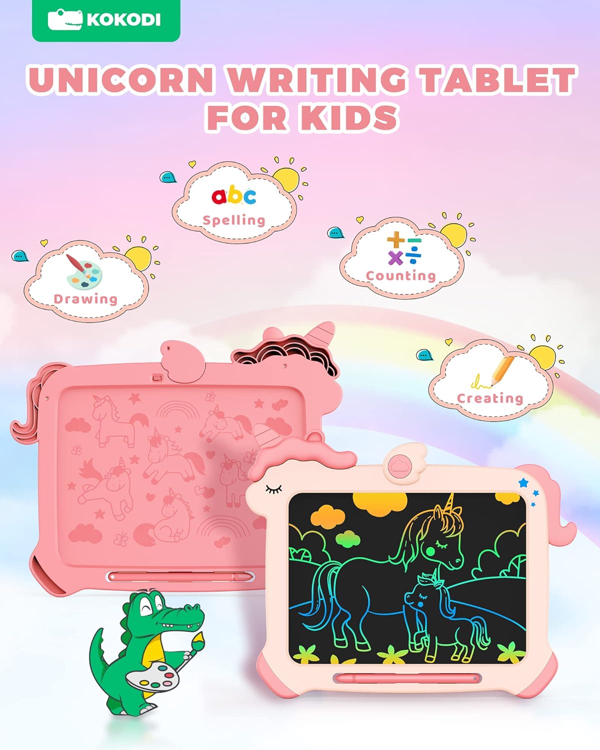 KOKODI LCD Writing Tablet (8.5Inch Unicorn Version)