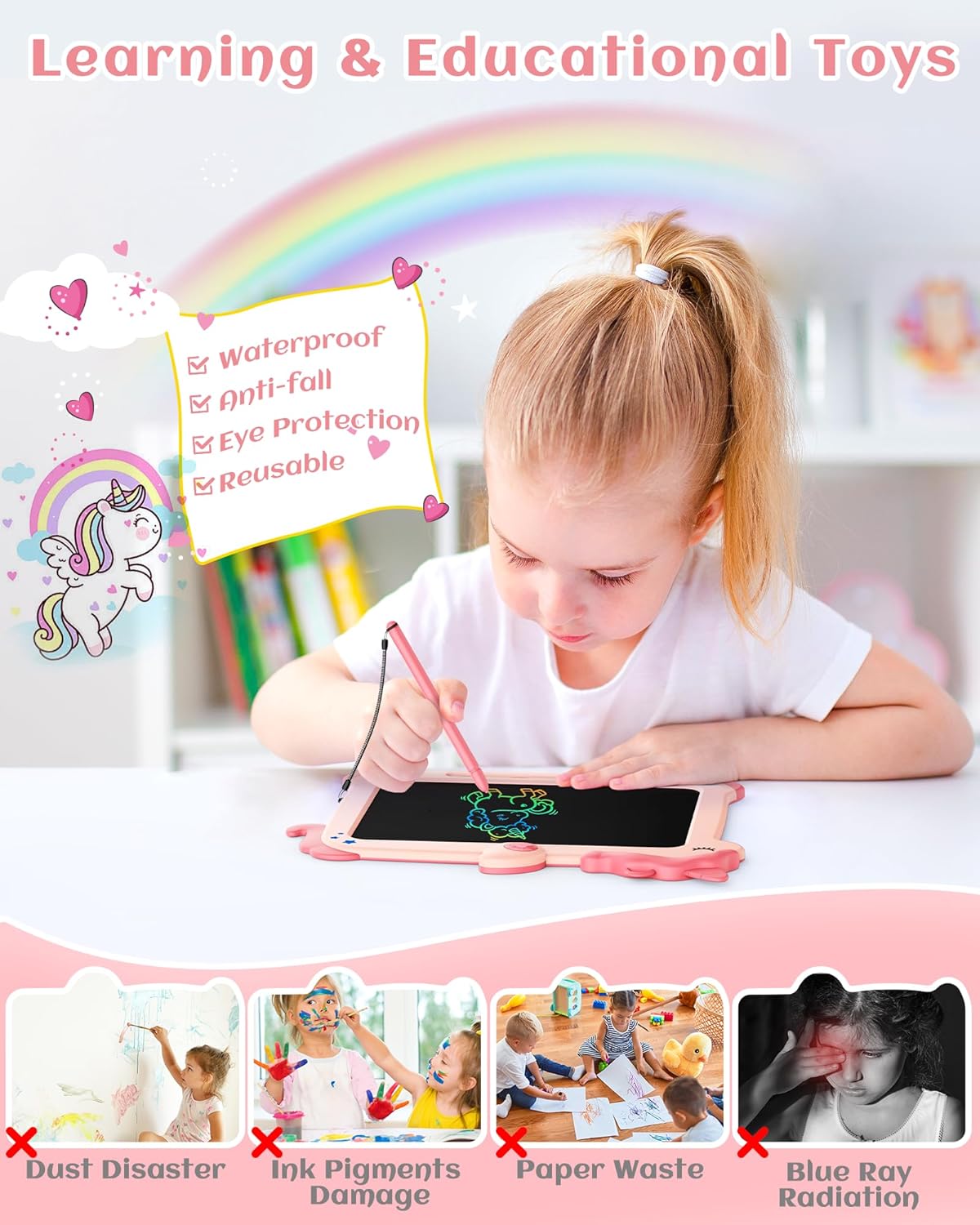 KOKODI LCD Writing Tablet (8.5Inch Unicorn Version)