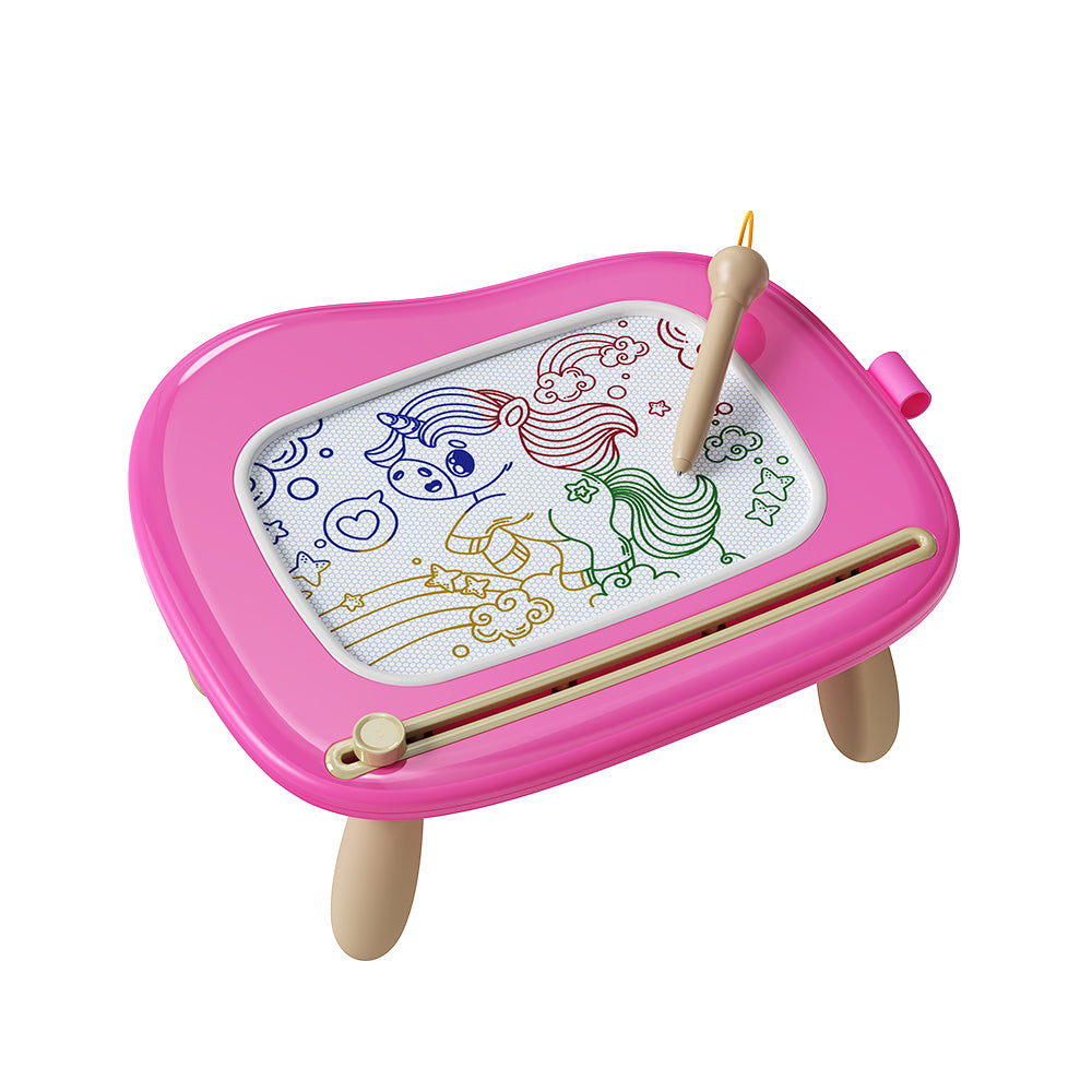 KOKODI Toddler Magnetic Drawing Board with Sturdy Legs - Left Hands Friendly