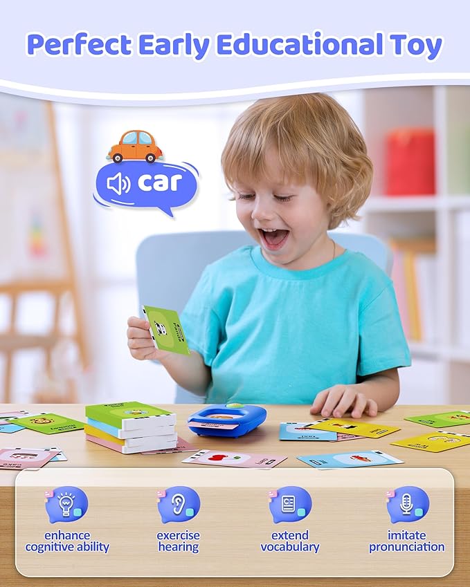 KOKODI Talking Flash Cards Speech Therapy Toy (Classic Version)