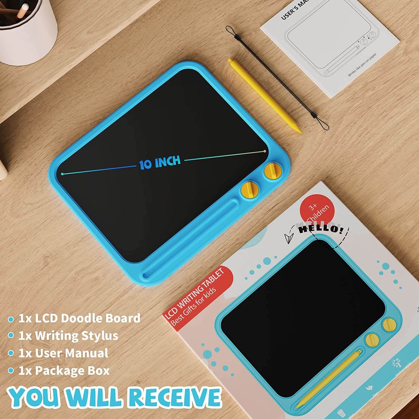 KOKODI LCD Writing Tablet (10 Inch TV Version)